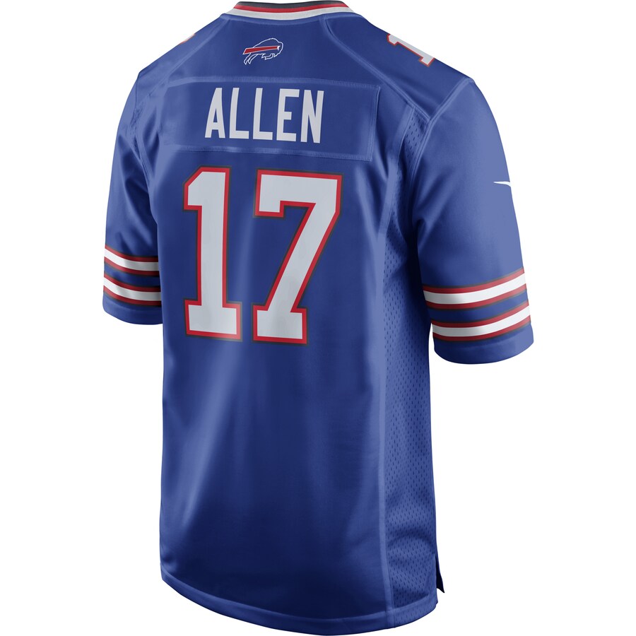 Buffalo Bills Josh Allen Game Royal Football Jersey product image