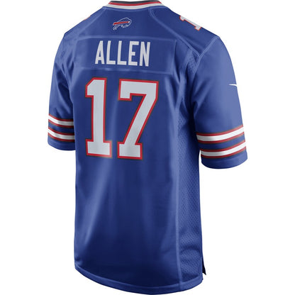 Buffalo Bills Josh Allen Game Royal Football Jersey product image