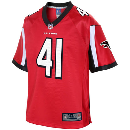 Atlanta Falcons Sharrod Neasman Pro Line Big & Tall Red Football Jersey product image