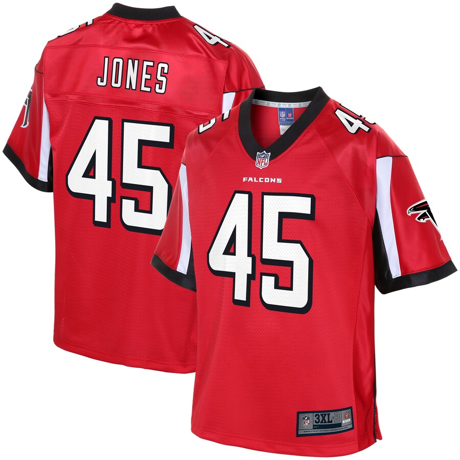 Atlanta Falcons Deion Jones Pro Line Big & Tall Red Football Jersey product image