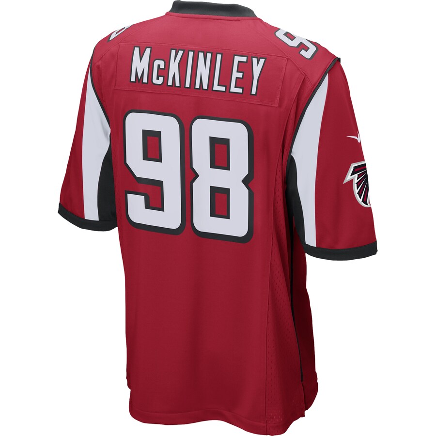 Atlanta Falcons Takkarist Mckinley Game Red Football Jersey product image