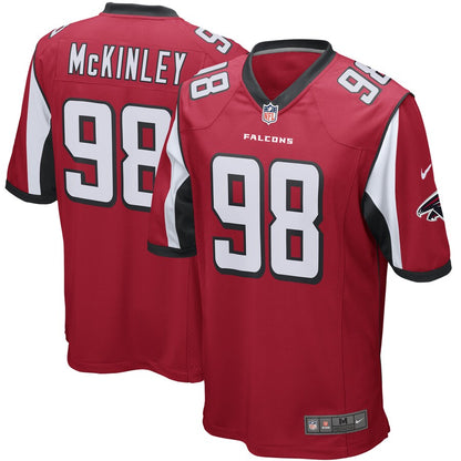 Atlanta Falcons Takkarist Mckinley Game Red Football Jersey product image