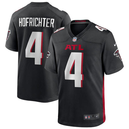 Atlanta Falcons Sterling Hofrichter Game Black Football Jersey product image
