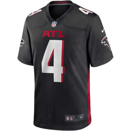 Atlanta Falcons Sterling Hofrichter Game Black Football Jersey product image
