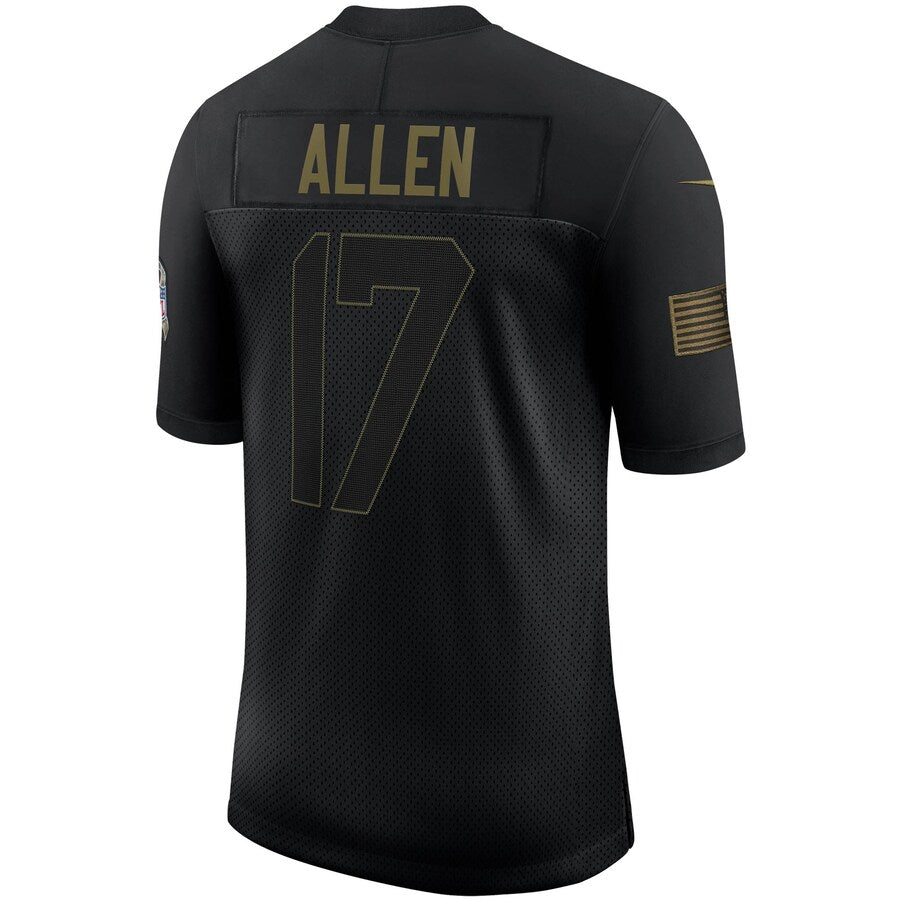 Buffalo Bills Josh Allen Limited Salute To Service Black Football Jersey product image