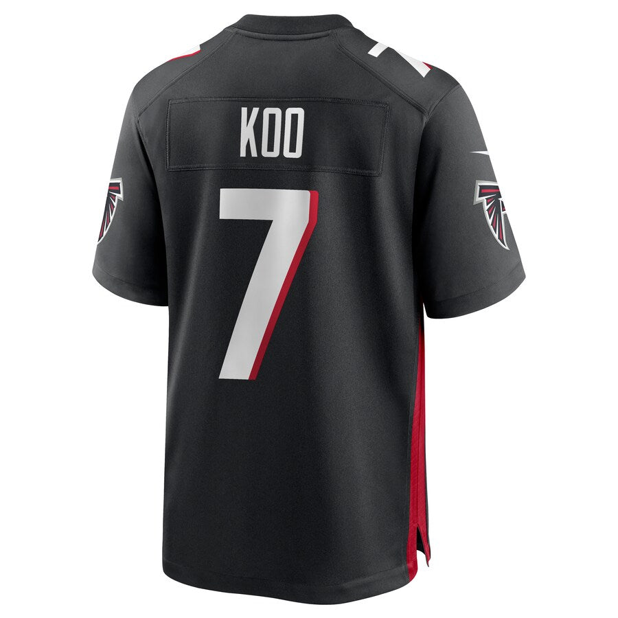 Atlanta Falcons Younghoe Koo Game Black Football Jersey product image