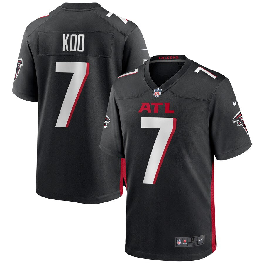 Atlanta Falcons Younghoe Koo Game Black Football Jersey product image