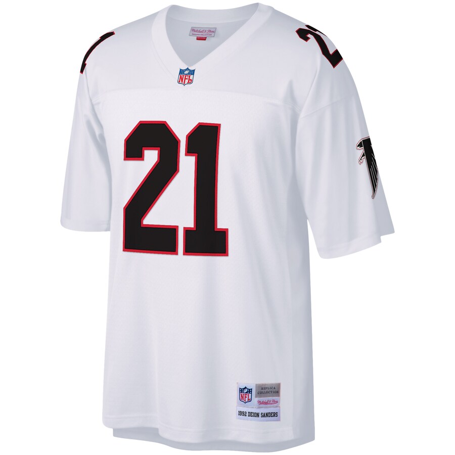 Atlanta Falcons Deion Sanders Legacy White Football Jersey product image