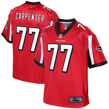 Atlanta Falcons James Carpenter Pro Line Big & Tall Red Football Jersey product image