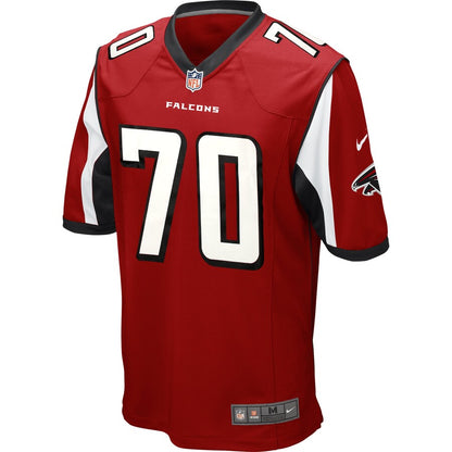Atlanta Falcons Jake Matthews Game Red Football Jersey product image