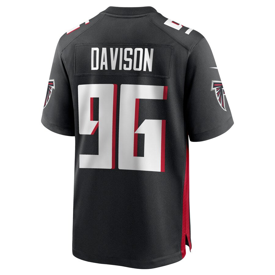 Atlanta Falcons Tyeler Davison Game Black Football Jersey product image
