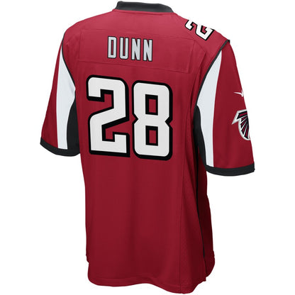 Atlanta Falcons Warrick Dunn Game Red Football Jersey product image