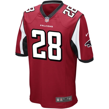 Atlanta Falcons Warrick Dunn Game Red Football Jersey product image