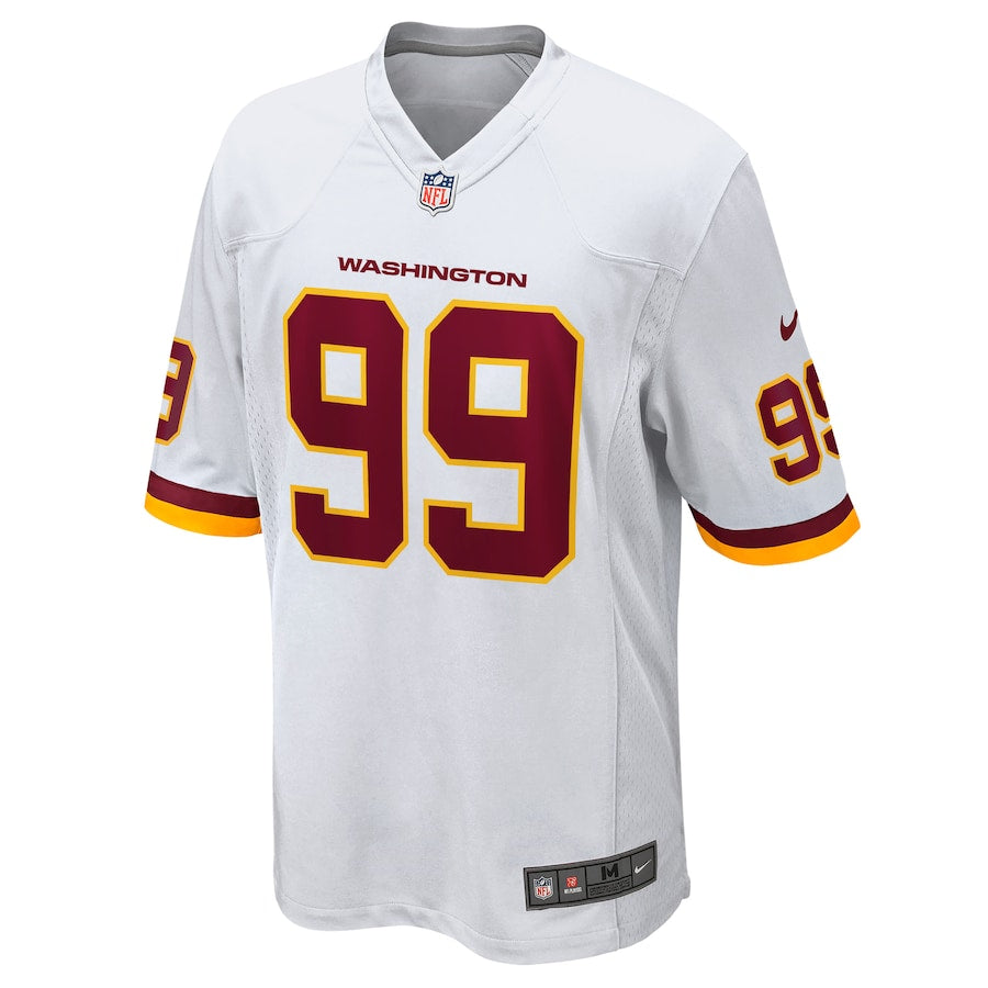 Washington Football Team Chase Young White Game Jersey rtj football 4601