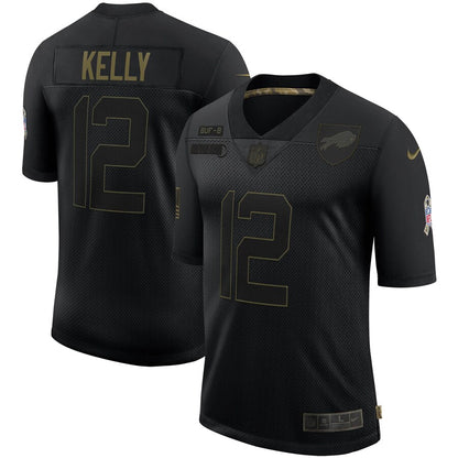 Buffalo Bills Jim Limited Salute To Service Black Football Jersey product image