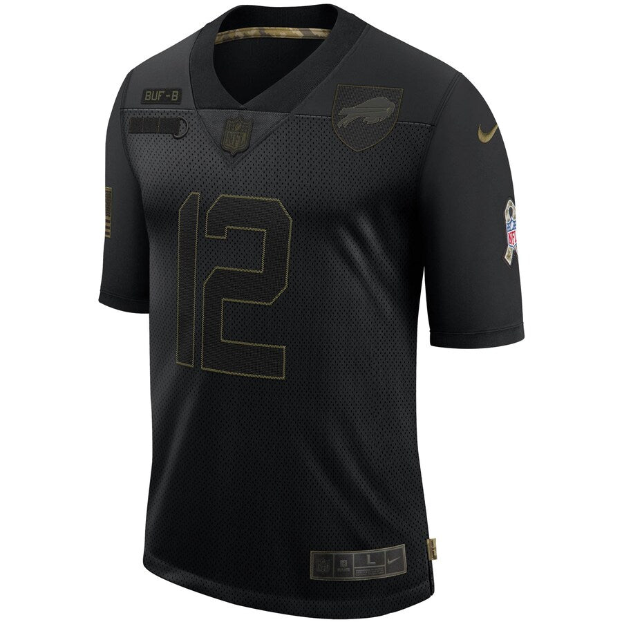 Buffalo Bills Jim Limited Salute To Service Black Football Jersey product image