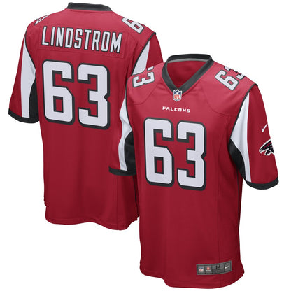 Atlanta Falcons Chris Lindstrom Game Red Football Jersey product image