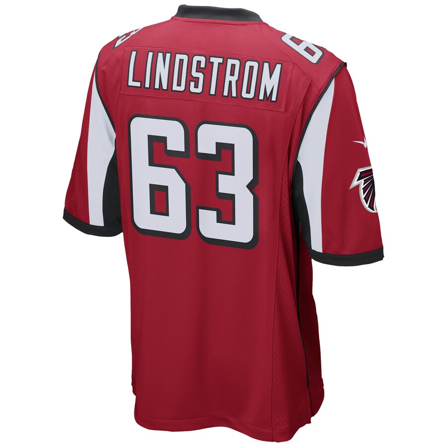 Atlanta Falcons Chris Lindstrom Game Red Football Jersey product image