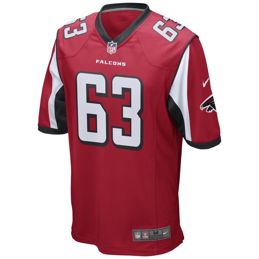 Atlanta Falcons Chris Lindstrom Game Red Football Jersey product image