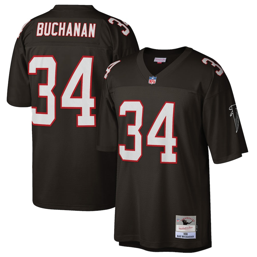 Atlanta Falcons Ray Buchanan Legacy Black Football Jersey product image