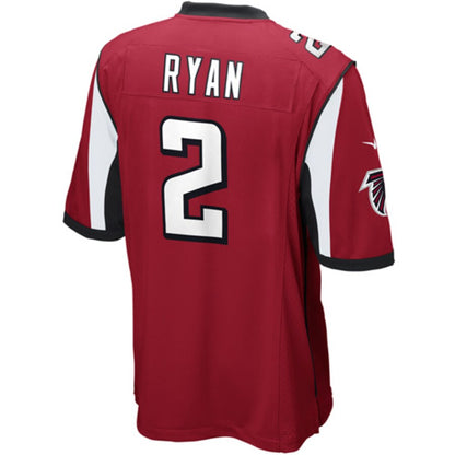 Atlanta Falcons Matt Ryan Team Game Red Football Jersey product image