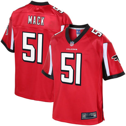 Atlanta Falcons Alex Mack Pro Line Big & Tall Red Football Jersey product image