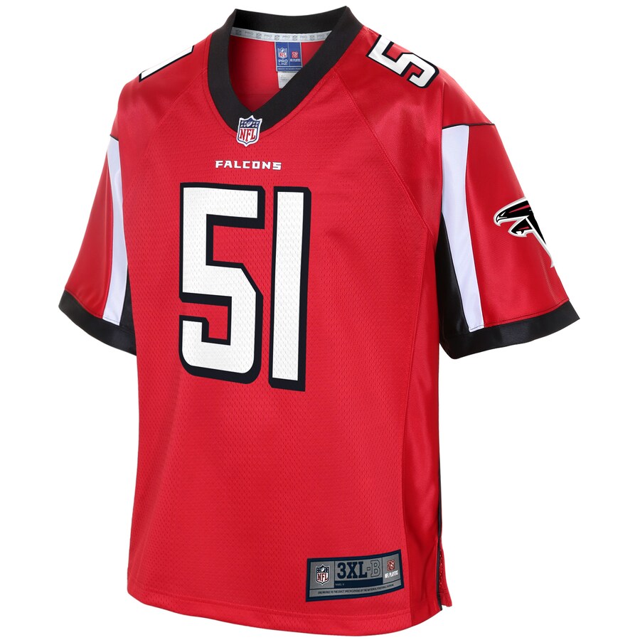 Atlanta Falcons Alex Mack Pro Line Big & Tall Red Football Jersey product image