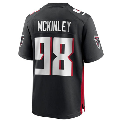 Atlanta Falcons Takkarist Mckinley Game Black Football Jersey product image