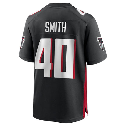 Atlanta Falcons Keith Smith Game Black Football Jersey product image
