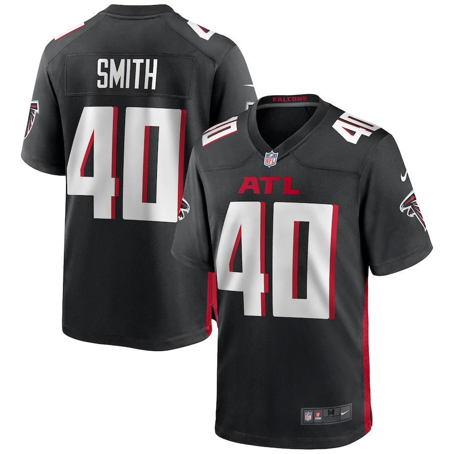 Atlanta Falcons Keith Smith Game Black Football Jersey product image