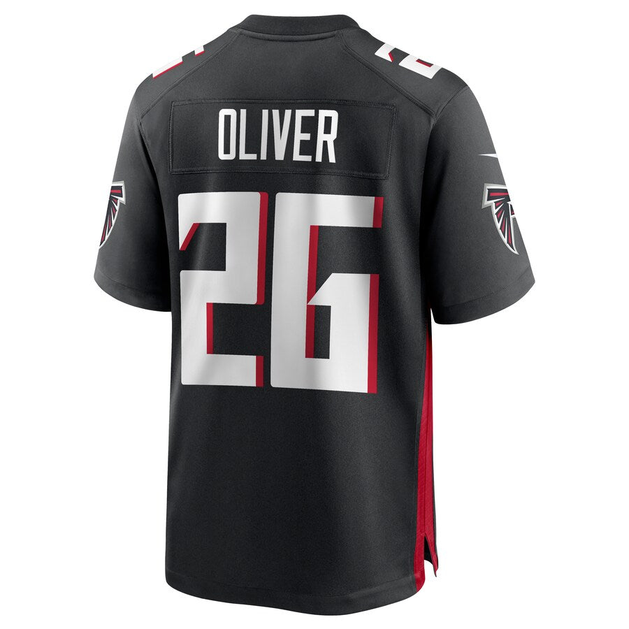 Atlanta Falcons Isaiah Oliver Game Black Football Jersey product image
