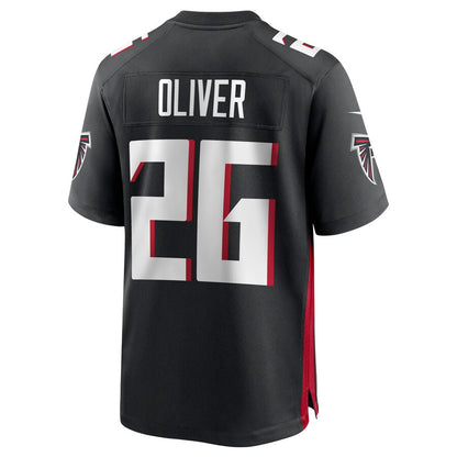 Atlanta Falcons Isaiah Oliver Game Black Football Jersey product image