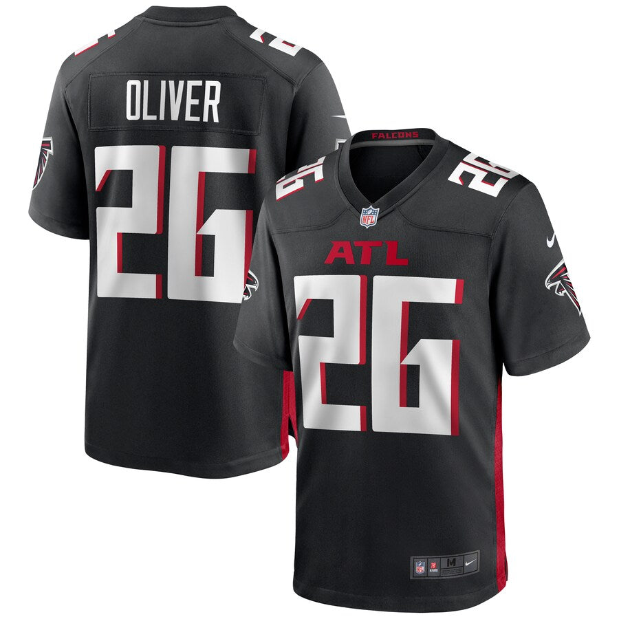 Atlanta Falcons Isaiah Oliver Game Black Football Jersey product image