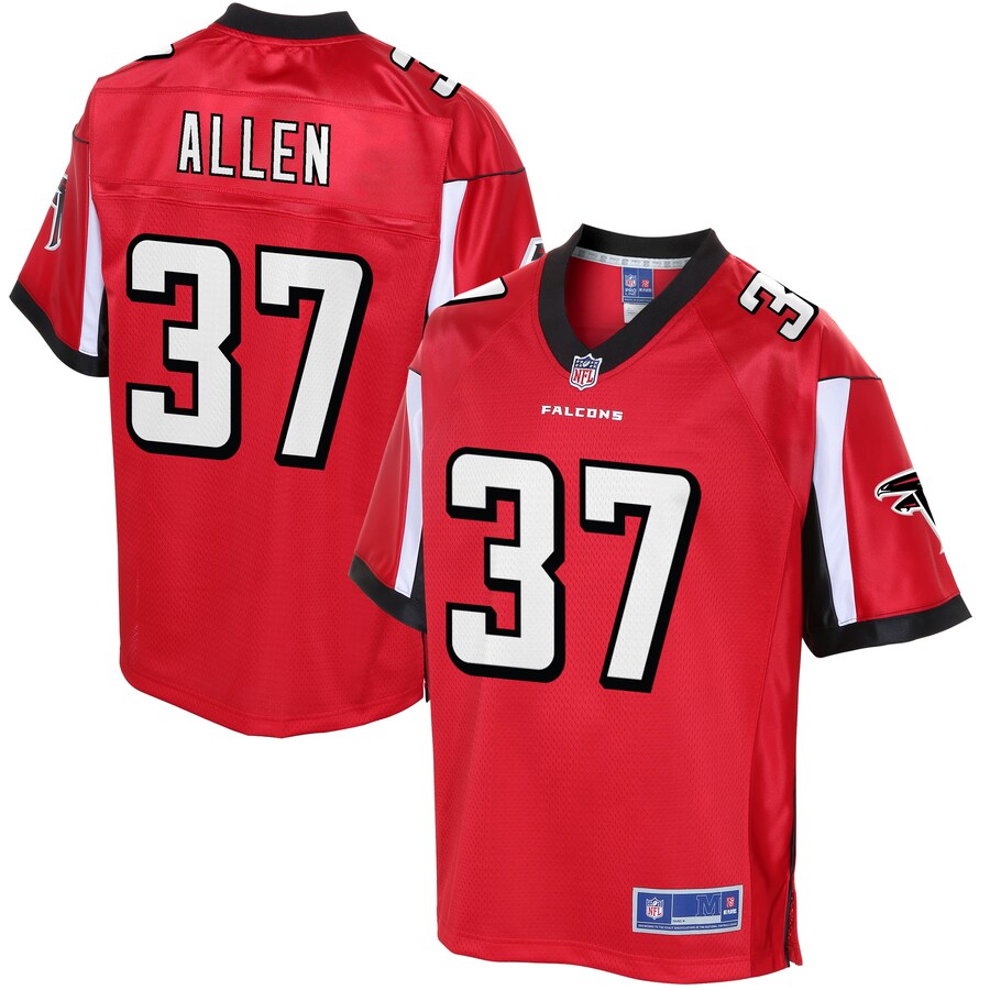 Atlanta Falcons Ricardo Allen Pro Line Big & Tall Team Color Football Jersey product image