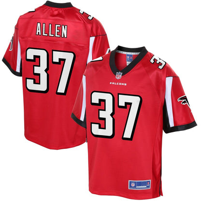 Atlanta Falcons Ricardo Allen Pro Line Big & Tall Team Color Football Jersey product image