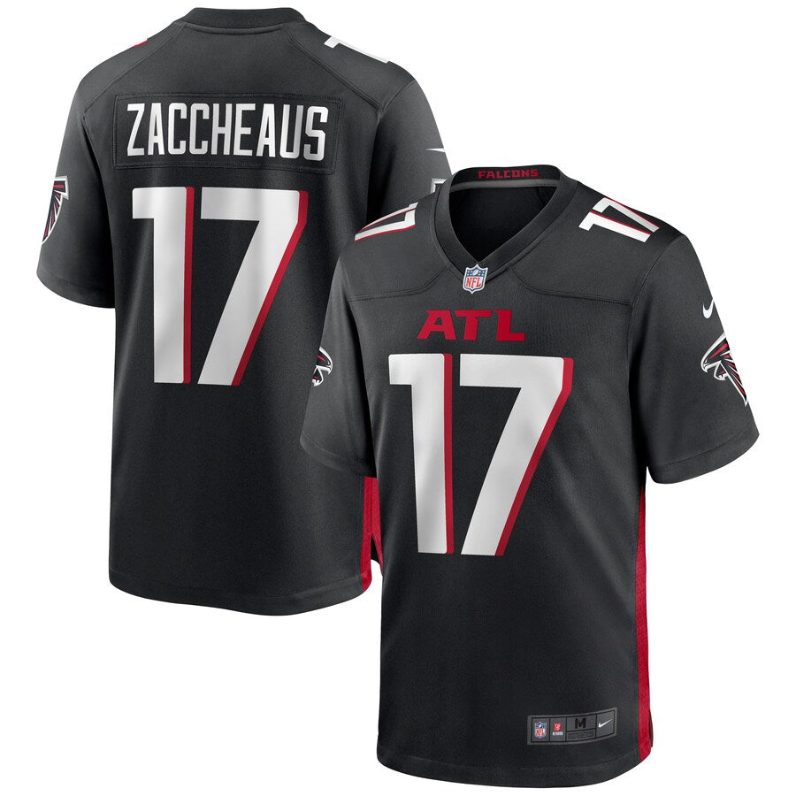 Atlanta Falcons Olamide Zaccheaus Game Black Football Jersey product image