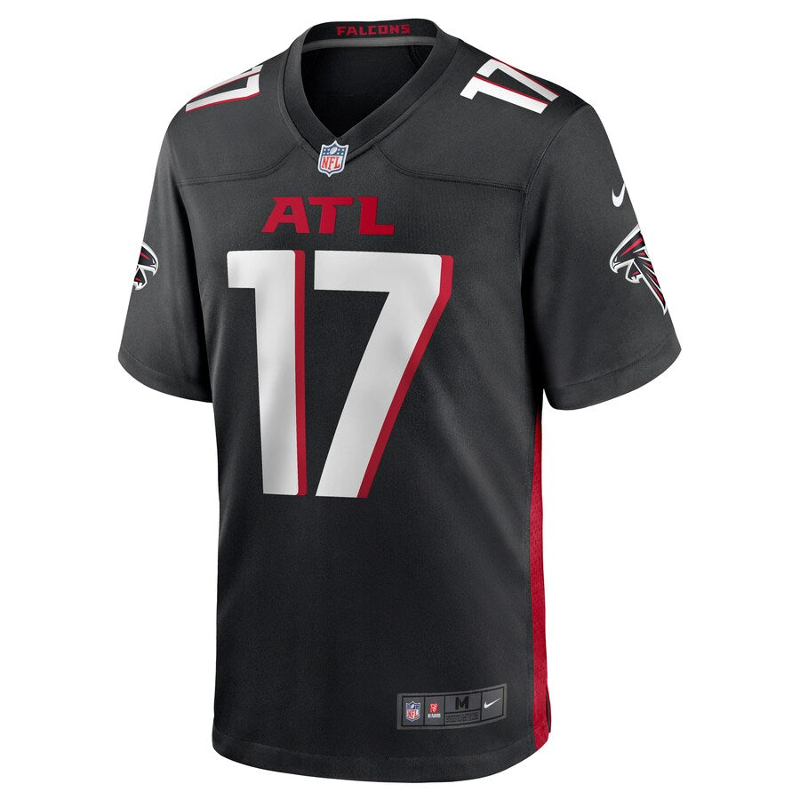 Atlanta Falcons Olamide Zaccheaus Game Black Football Jersey product image
