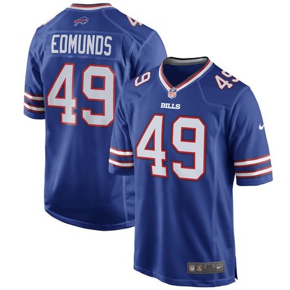 Buffalo Bills Tremaine Edmunds Game Royal Football Jersey product image