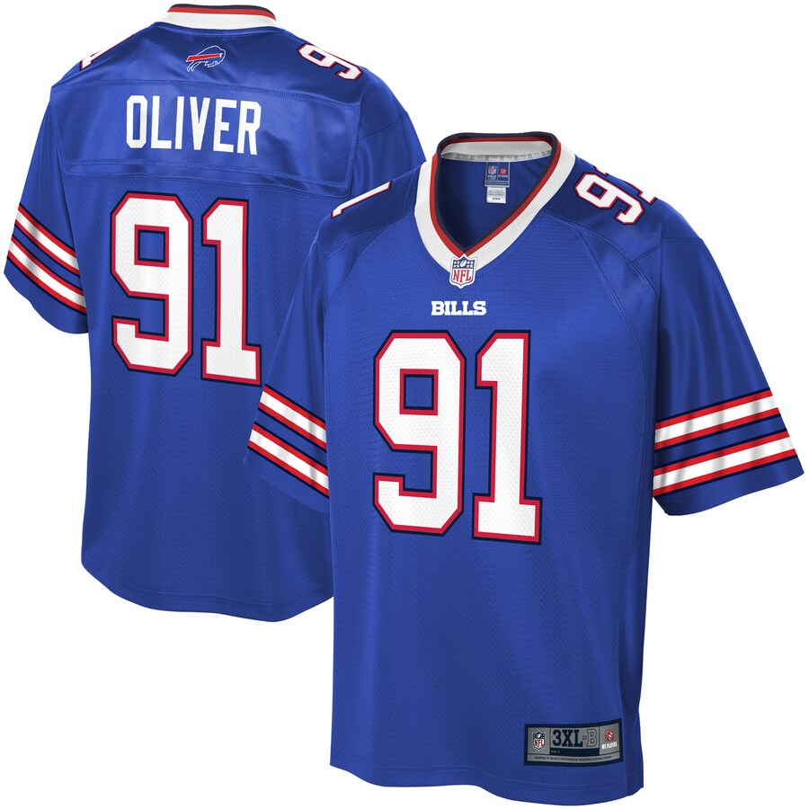 Buffalo Bills Ed Oliver Pro Line Big & Tall Royal Football Jersey product image