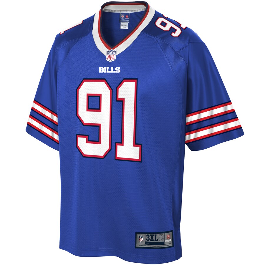 Buffalo Bills Ed Oliver Pro Line Big & Tall Royal Football Jersey product image