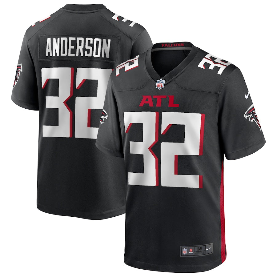 Atlanta Falcons Jamal Anderson Game Black Football Jersey product image