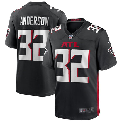 Atlanta Falcons Jamal Anderson Game Black Football Jersey product image