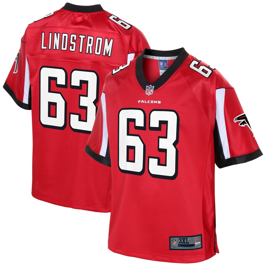 Atlanta Falcons Chris Lindstrom Pro Line Big & Tall Red Football Jersey product image