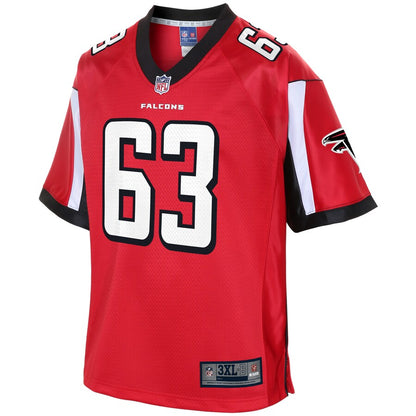 Atlanta Falcons Chris Lindstrom Pro Line Big & Tall Red Football Jersey product image