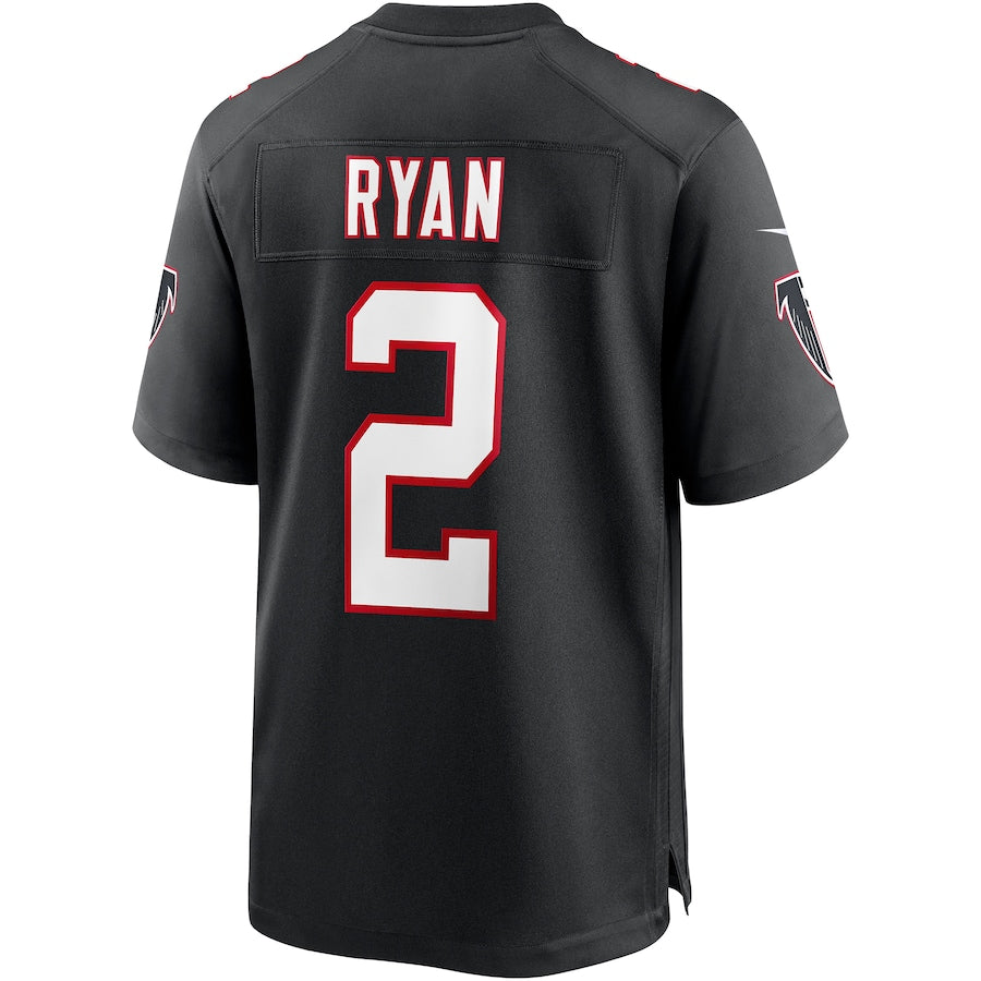 Atlanta Falcons Matt Ryan Throwback Game Black Football Jersey product image