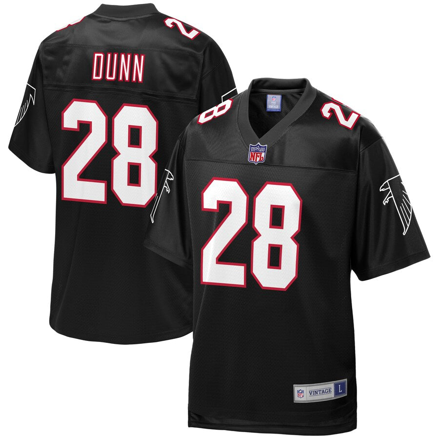 Atlanta Falcons Warrick Dunn Pro Line Black Football Jersey product image