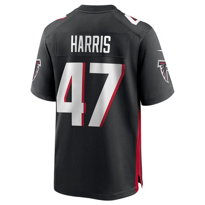 Atlanta Falcons Josh Harris Game Black Football Jersey product image