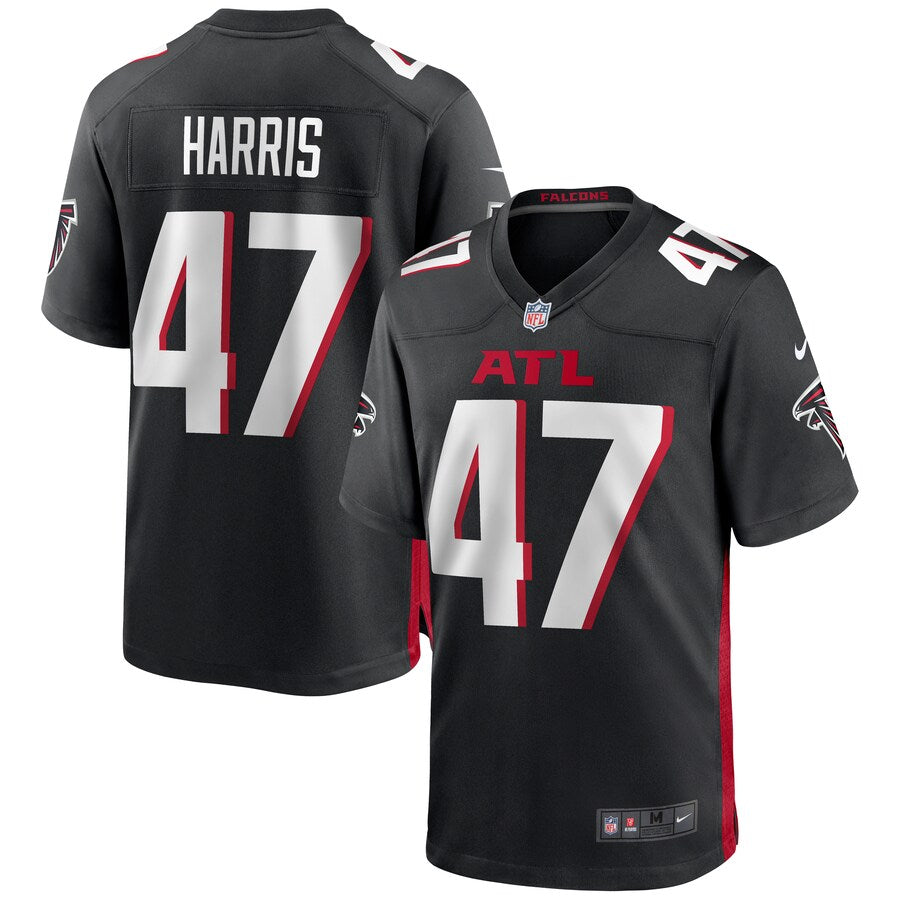 Atlanta Falcons Josh Harris Game Black Football Jersey product image