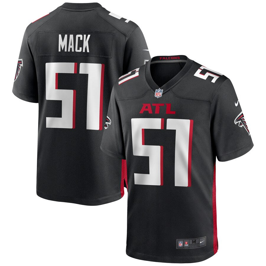 Atlanta Falcons Alex Mack Game Black Football Jersey product image