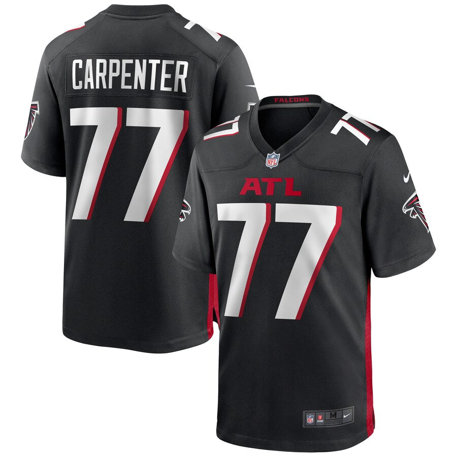 Atlanta Falcons James Carpenter Game Black Football Jersey product image